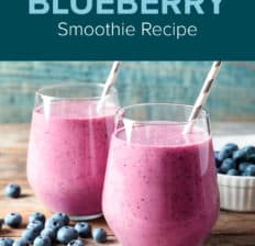 Blueberry smoothie - Dr. Axe
